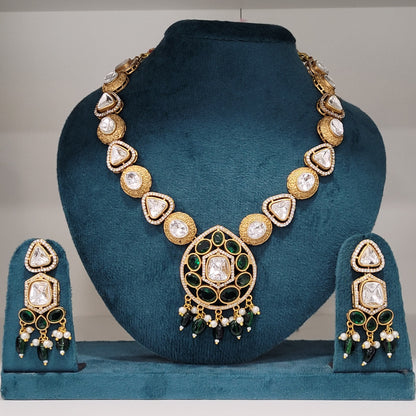 Green Deepika Necklace Set