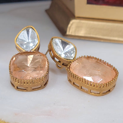 Peach Rehani Necklace Set