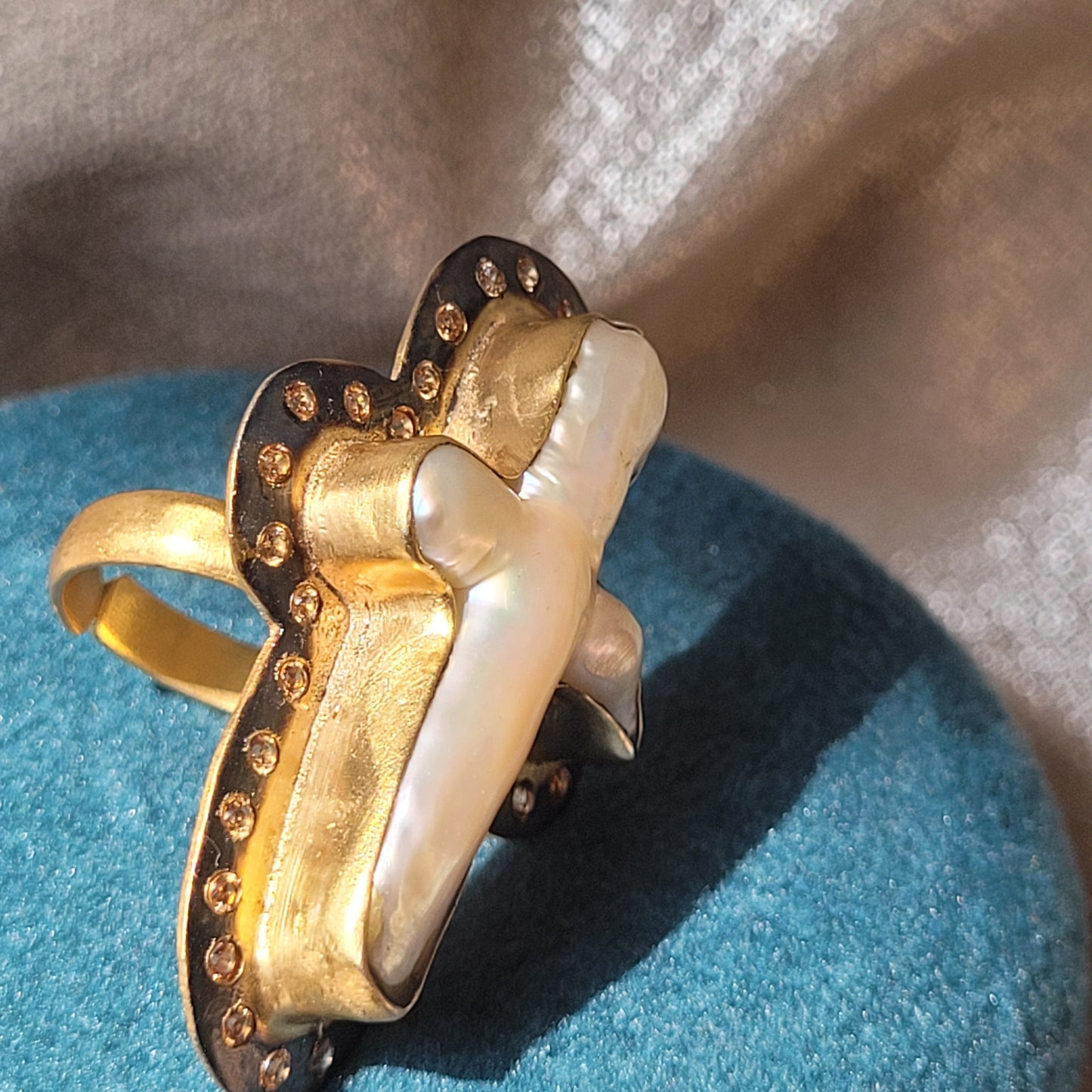 Glam Holy Baroque statement ring