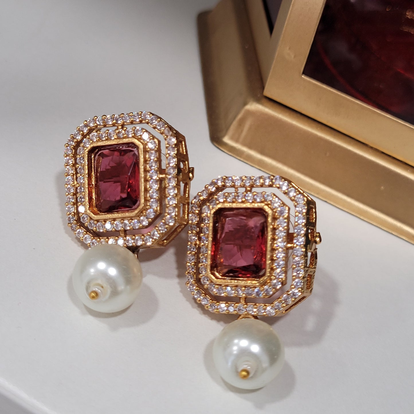 Red Seeya Necklace Set