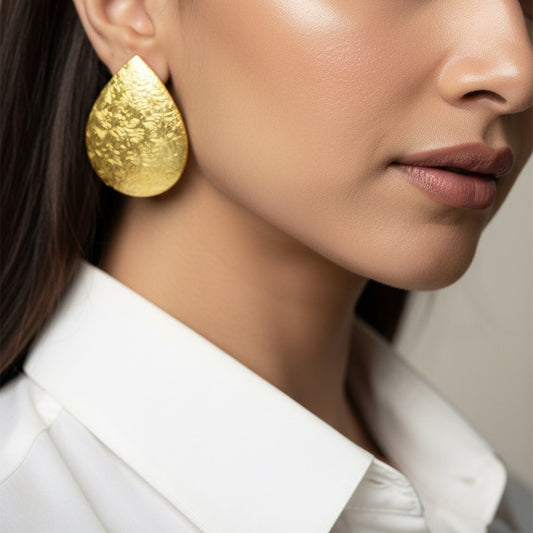 Glam Folia Gold Earrings