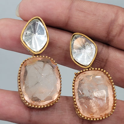 Peach Rehani Necklace Set