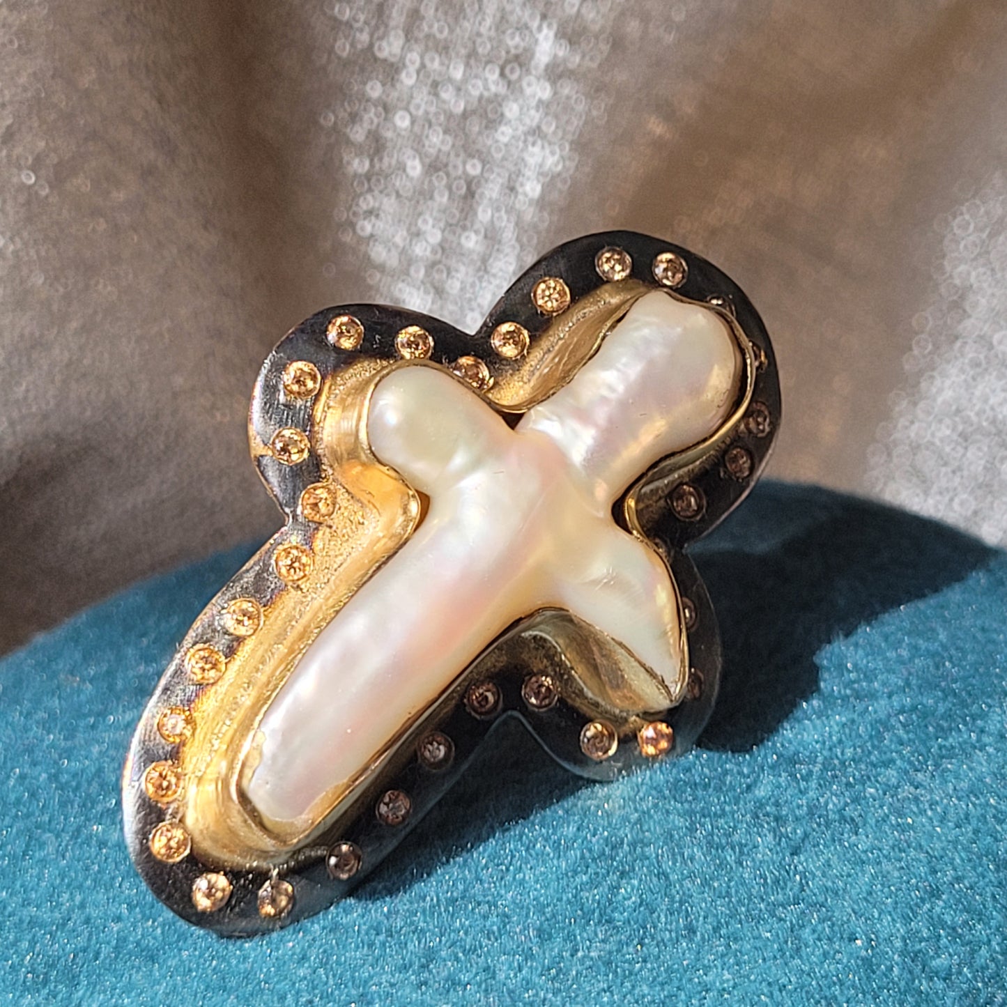 Glam Holy Baroque statement ring