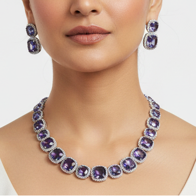 Blue Athena Choker set