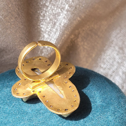 Glam Holy Baroque statement ring